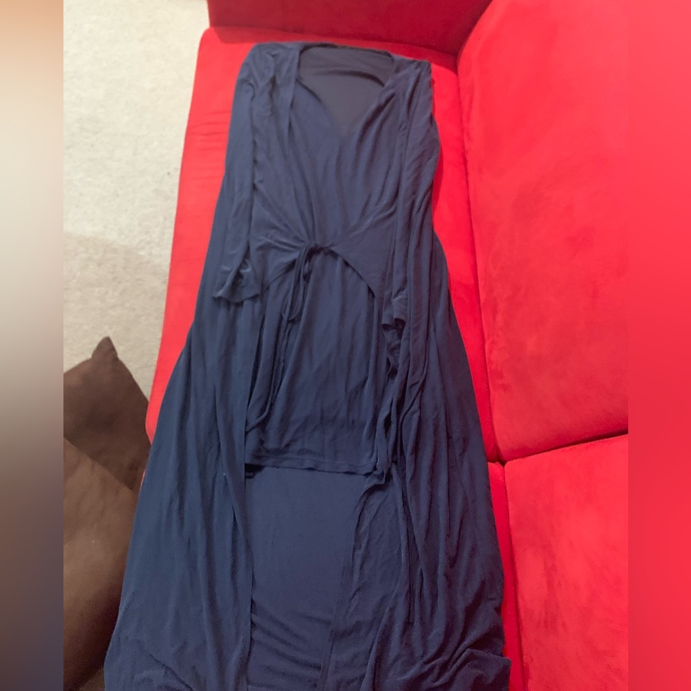 Zara CROSSOVER DRESS WITH FRONT SLIT - Picture 4 of 6